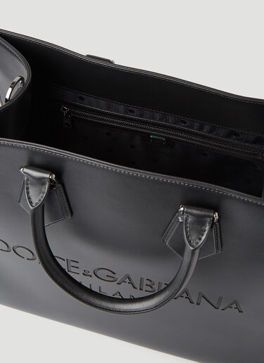 Dolce & Gabbana [엣지] 로고 토트 백 블랙 dol0145023