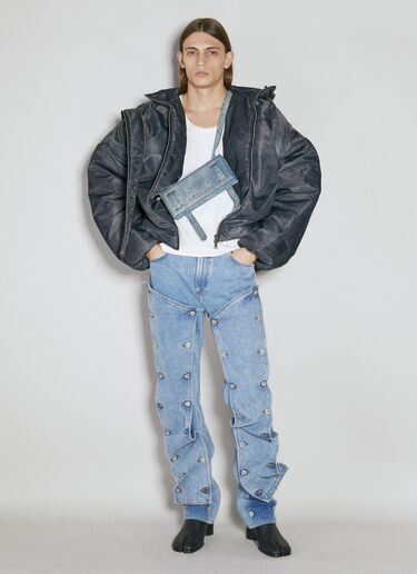 Y/PROJECT 스냅 오프 진 블루 ypr0354002