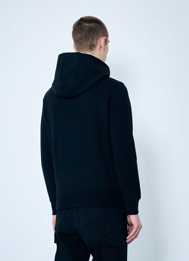 Moncler Logo Patch Hooded Sweatshirt Black mon0159004