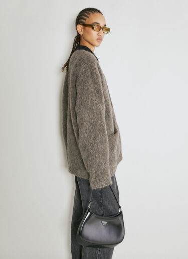 Our Legacy Fuzzy Cardigan Grey our0254008