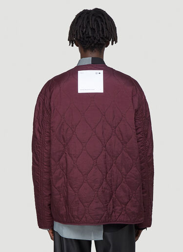 OAMC Combat Quilted Jacket Red oam0142006