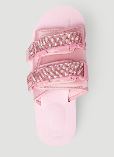 Blumarine x Suicoke Moto Low Slides Pink blm0252030