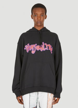 P.A.M. Text Kurlz Hooded Sweatshirt Black pam0347005