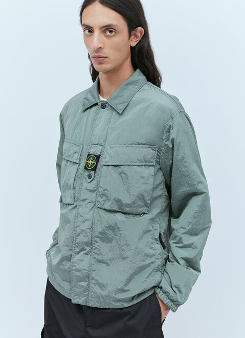 Stone Island Compass Patch Jacket Green sto0154003