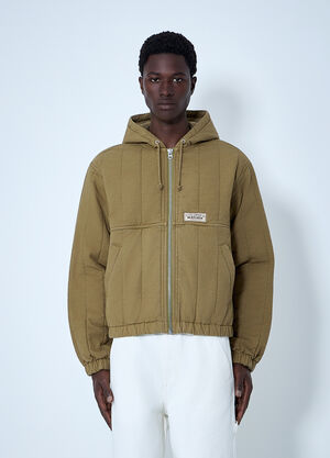 Stüssy Hooded Quilted Jacket Olive sts0164002