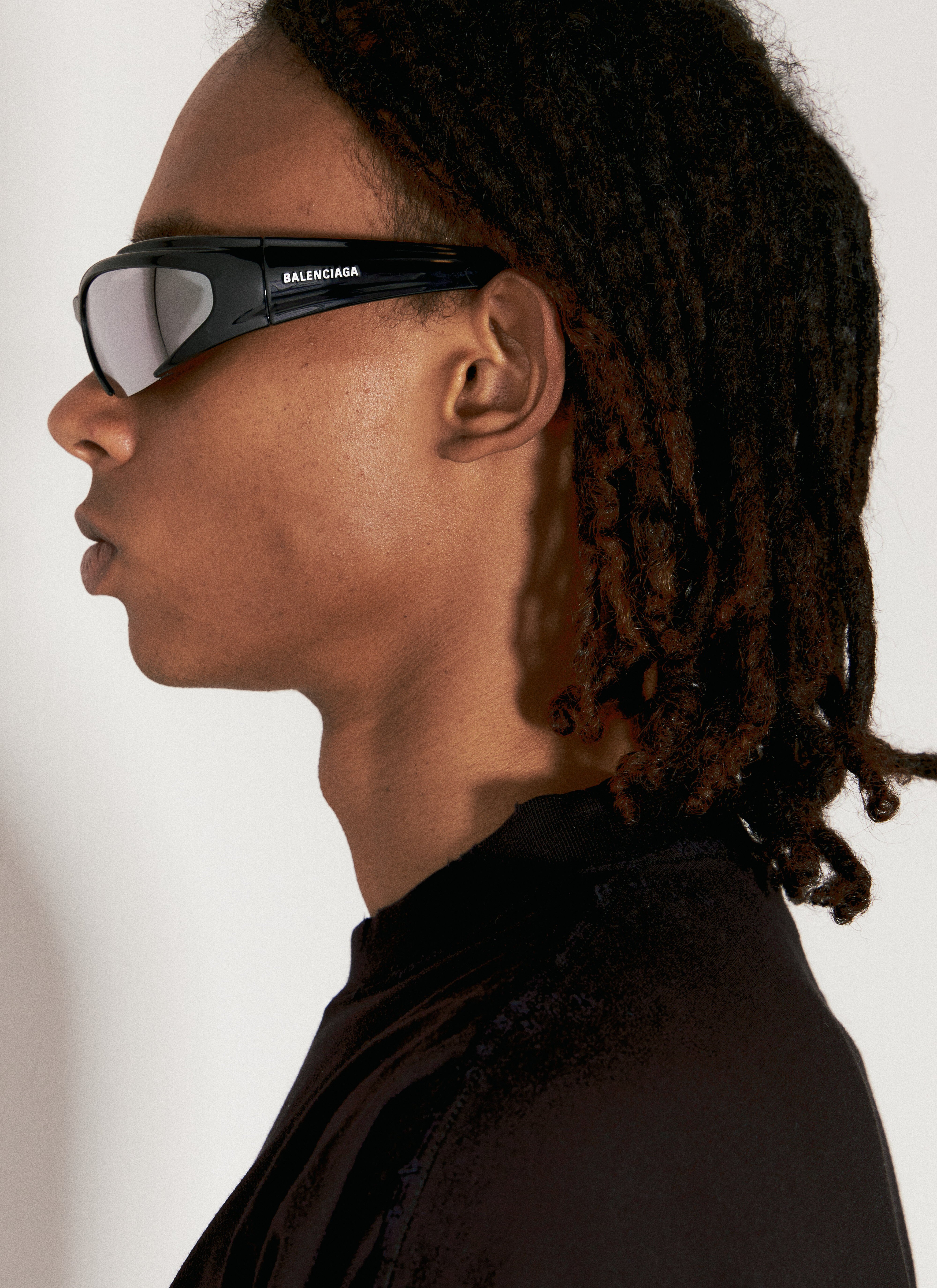 Balenciaga Men's' Reverse Xpander Rectangle Sunglasses in