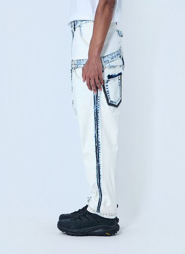 Junya Watanabe Deconstructed Panelled Denim Trousers White jwn0164004