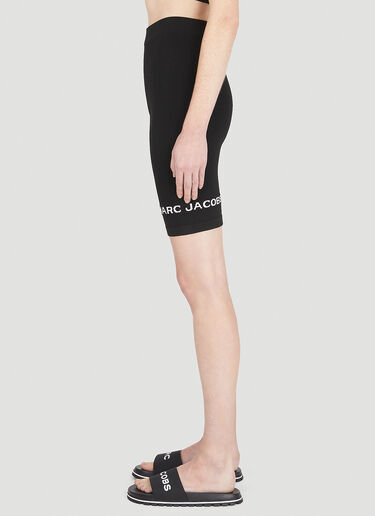 Marc Jacobs 徽标印花运动短裤 黑色 mcj0247017
