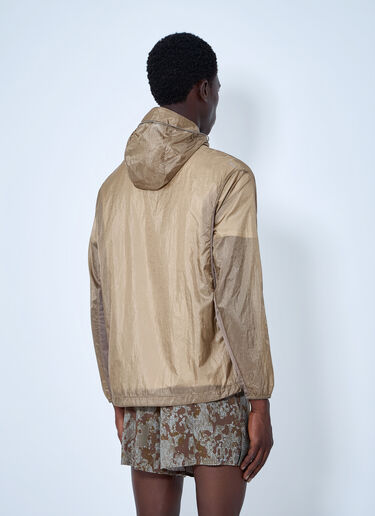 LN-CC® - Satisfy: Pertex® Diamond Fuse Windbreaker Jacket - Beige Satisfy Pertex® Diamond Fuse Windbreaker Jacket Beige sat0165008