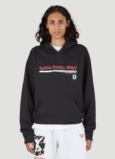 Reebok Human Rights Now Hooded Sweatshirt Black reb0346022