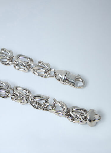 TOTEME Byzantine Link Statement Collar Necklace Silver tot0263095