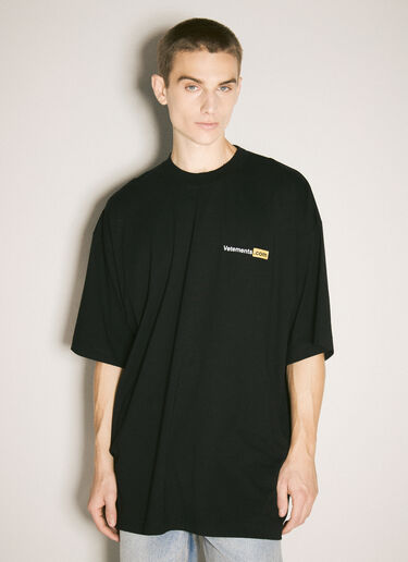 Vetements XXX Logo T-Shirt Black vet0158004