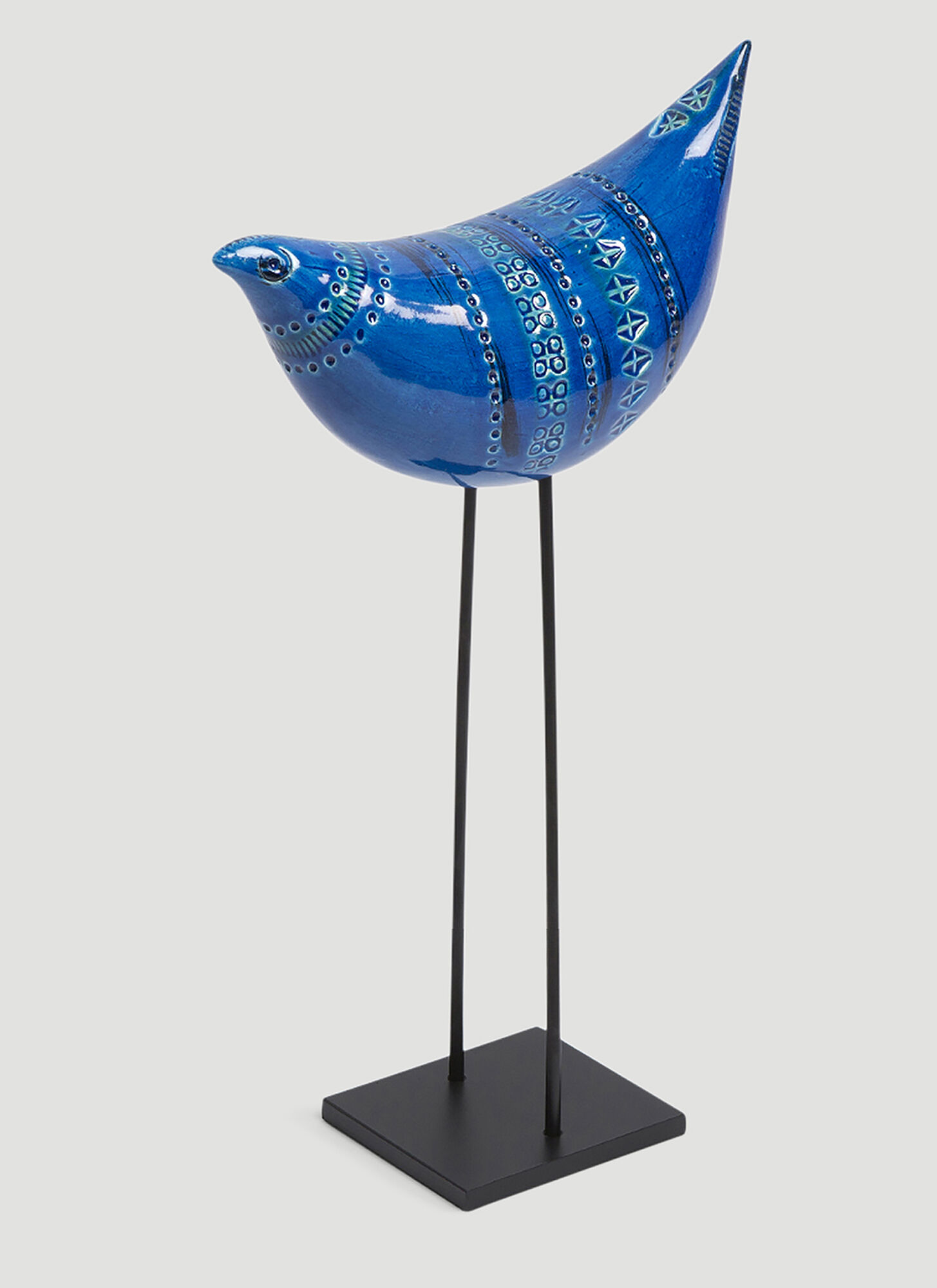 Bitossi Ceramiche Rimini Bird Figure Unisex Blue
