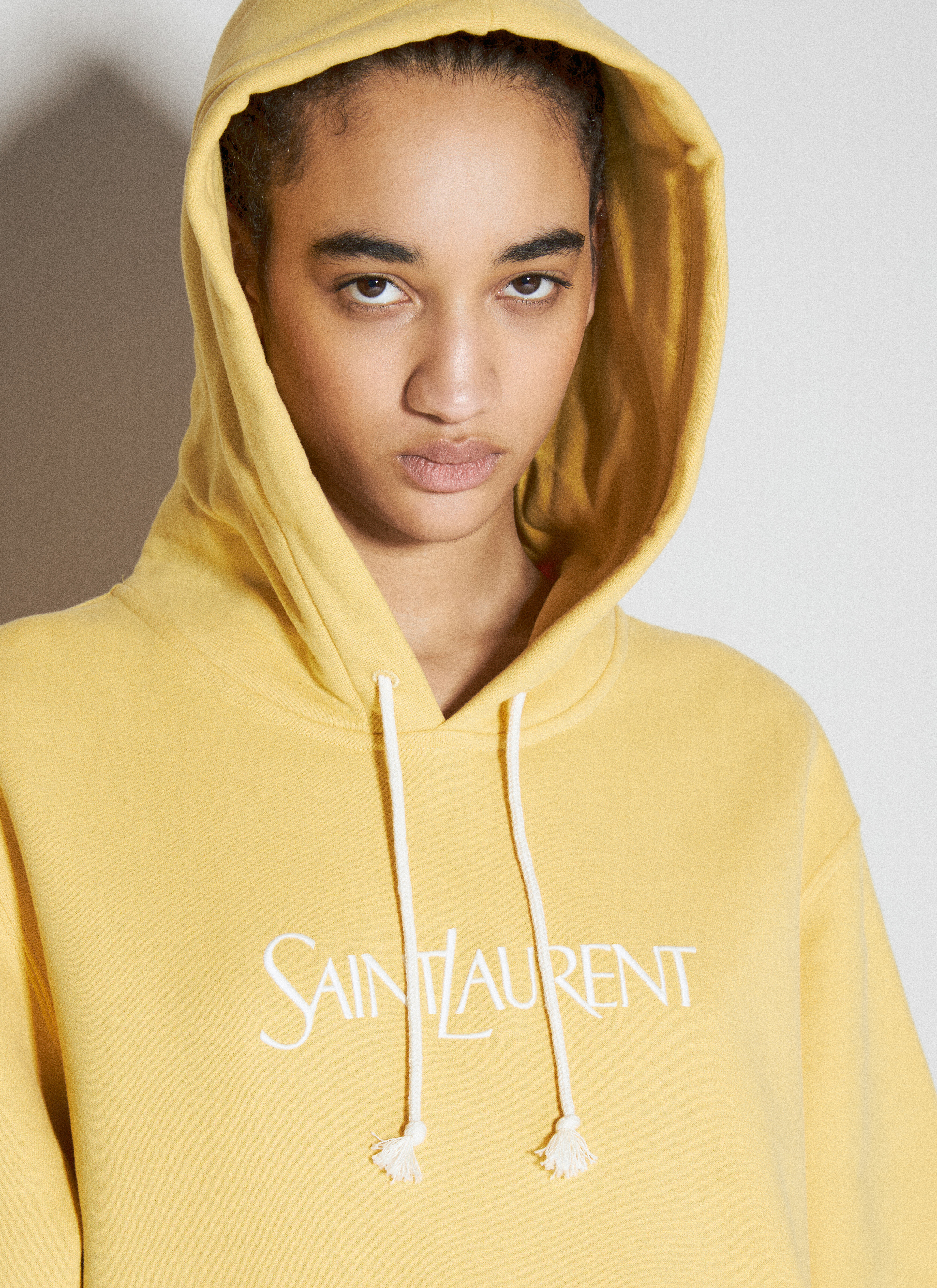 Saint laurent logo hoodie store