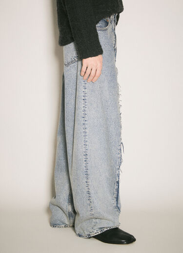 MM6 Maison Margiela Ballon 拼接牛仔裤 浅蓝色 mmm0157009