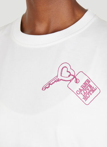 Carne Bollente Carne Love Hotel T-Shirt White cbn0350006