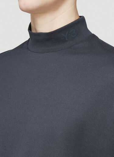 Y-3 Long-Sleeved T-Shirt Grey yyy0145036