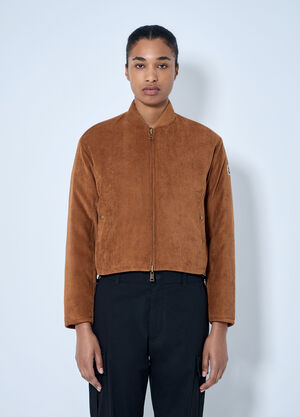 Moncler Blageon Corduroy Reversible Down Jacket Brown mon0265061