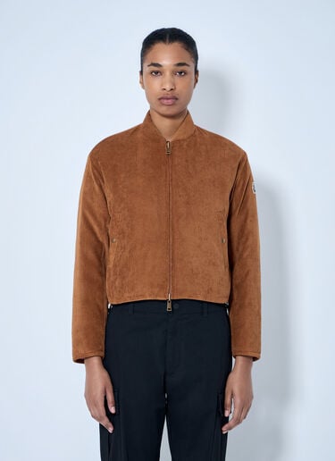LN-CC® - Moncler: Blageon Corduroy Reversible Down Jacket - Brown Moncler Blageon Corduroy Reversible Down Jacket Brown mon0265061