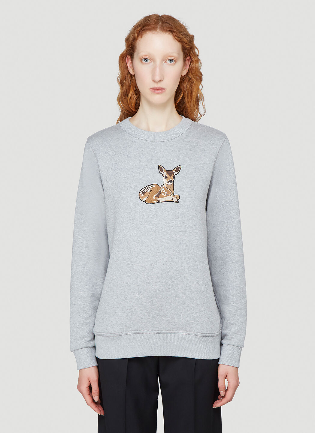 Burberry outlet deer sweatshirt