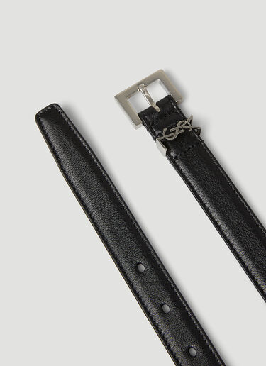 Saint Laurent YSL Logo Belt Black sla0245112