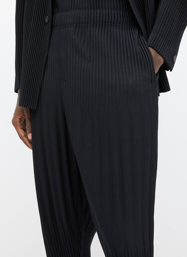 テーパードプリーツパンツ Homme Plissé Issey Miyake テーパードプリーツパンツ ブラック hmp0155012