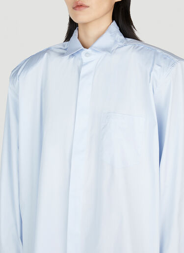 VETEMENTS Double Collar Shirt Light Blue vet0251010