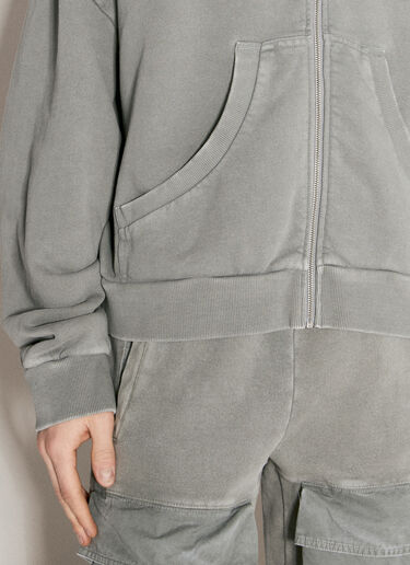 Entire Studios Eternal Zip Hooded Sweatshirt Grey ent0155023