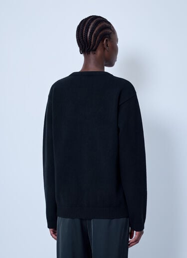 RÓHE Off-Shoulder Wrap Cardigan Black roe0266005