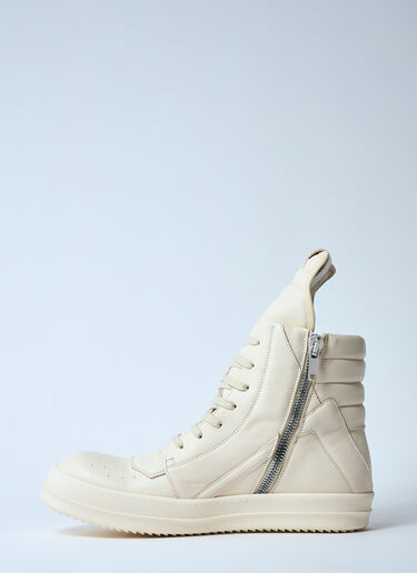 Rick Owens Mega Bumper Geobasket Sneakers White ric0159046