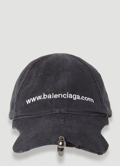 Max Mara Pierced Website Baseball Cap Beige max0254085