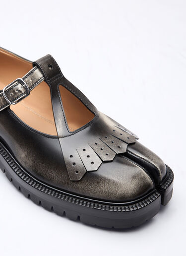 Maison Margiela Tabi Country Mary Jane Shoes Black mla0257008