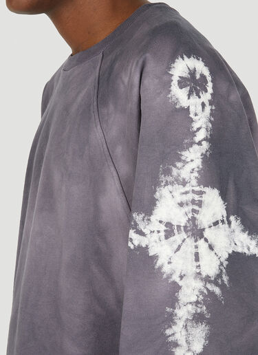 Acne Studios Tie Dye Long Sleeve Top Purple acn0148023