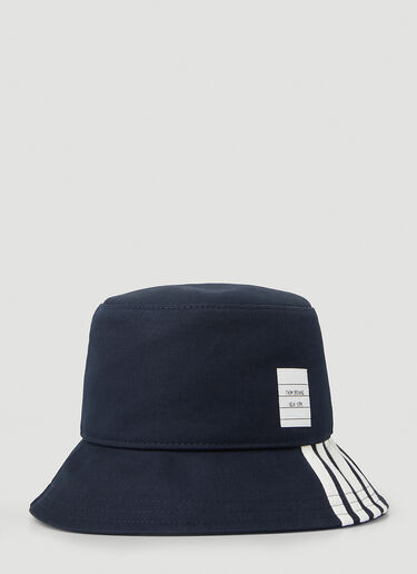 Thom Browne Striped Bucket Hat  Navy thb0147022