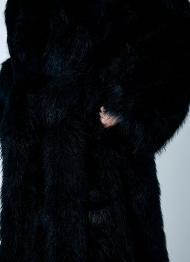 Entire Studios Vast Faux-Fur Coat Black ent0358035