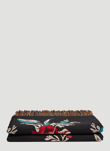 Gucci Grotesque Garden Reversible Blanket Black wps0680001