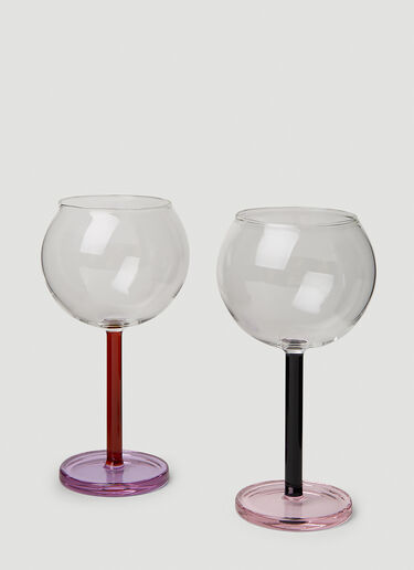 Sophie Lou Jacobsen Bilboquet 酒杯两只装 彩色 spl0351011