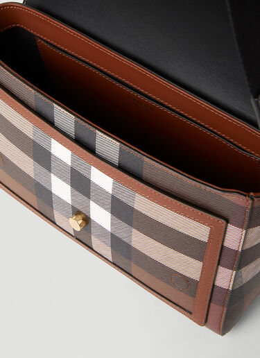 Burberry 체크 노트 숄더백 브라운 bur0251066