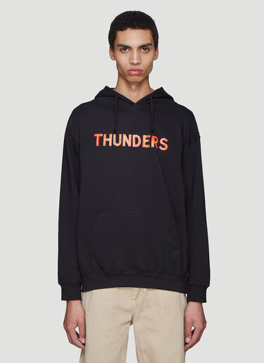 Mr. Thunders Hooded Logo Sweatshirt Black mrt0135002