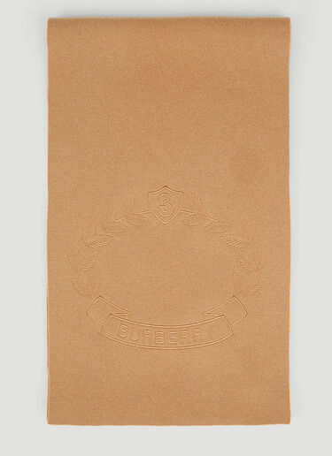 Burberry Ghost Crest Scarf Camel bur0251092