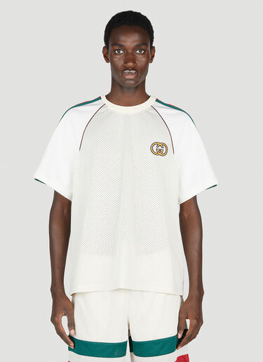 Gucci Perforated T-Shirt White guc0153002
