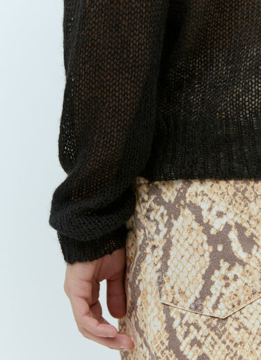 Stüssy Loose Knit Sweater Black sts0152057