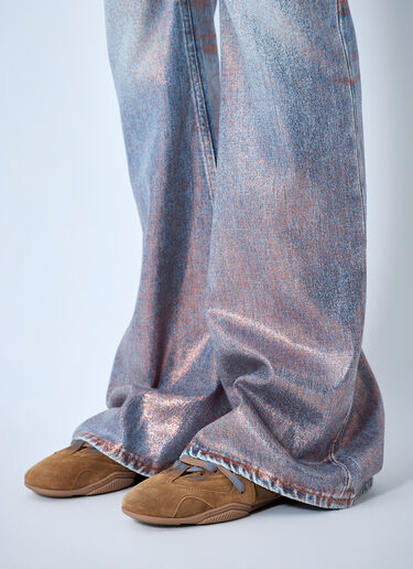 Acne Studios Fitted Glitter Jeans Blue acn0264019