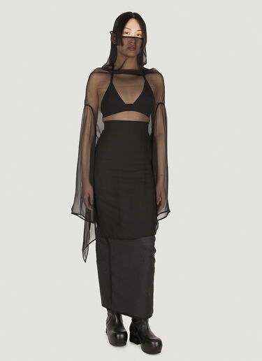 Rick Owens Moody Long Sleeve Top Black ric0248004