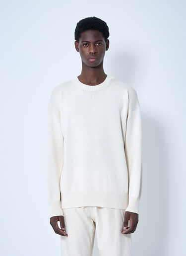 MHL Cross Over Crew Dry Sweater White mhl0160003