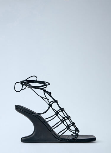 Rick Owens Web Cantilever 8 Sandals Black ric0265037