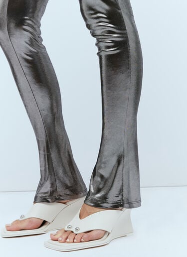 Blumarine Metallic Leggings Silver blm0254008