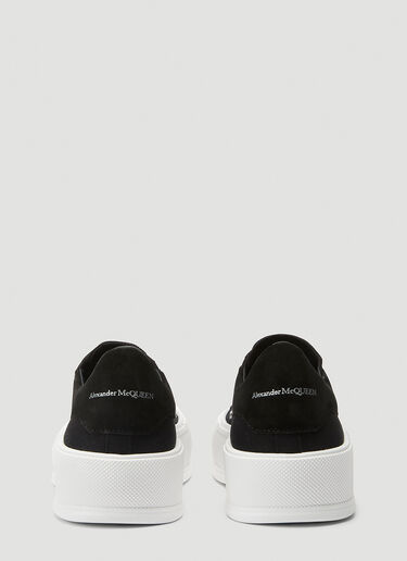 Deck Lace-Up Plimsoll Sneakers Alexander McQueen Deck Lace-Up Plimsoll Sneakers Black amq0244027