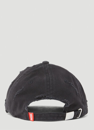 Diesel C-Ewan Distressed Baseball Cap Black dsl0153021