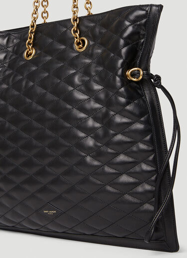 Saint Laurent Quilted Shoulder Bag Black sla0252076